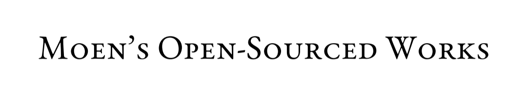 Moen's Open-Sourced Works logo